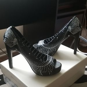Iron Fist Bone Deep Platform Heels Pu…